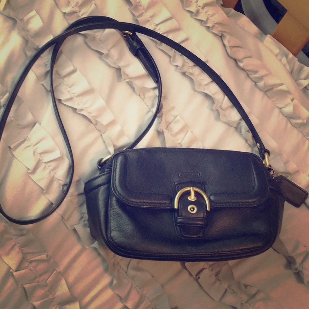 Black coach crossbody